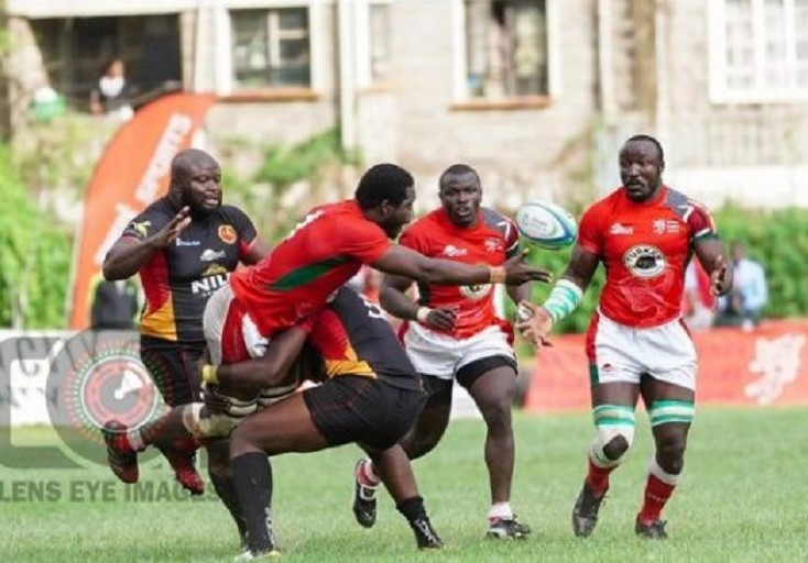 Kenya Simbas in a past international fixture. PHOTO/ KRU