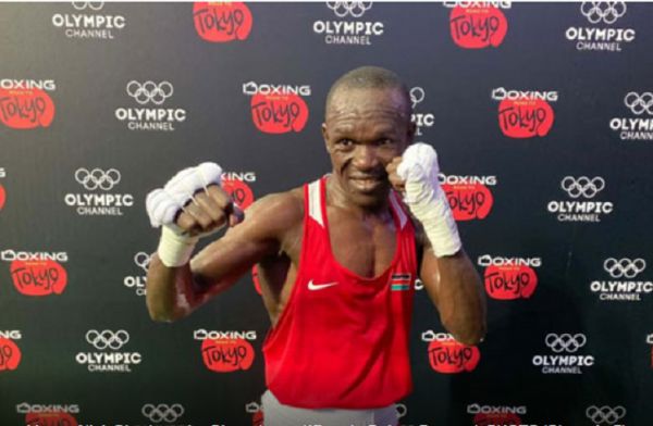 Kenya skipper Nick Okoth at the Tokyo 2020 Olympic qualifiers in Dakar, Senegal. PHOTO | Olympic Channel