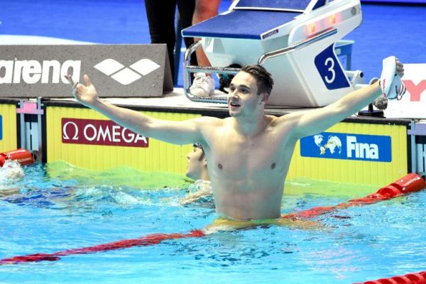 Kristof Milak (HUN) breaks the world record and wins the gold medal on men's 200m butterfly during the 18th FINA World Championships 2019 on July 24, 2019 in Gwangju, Republic of Korea. PHOTO | AFP