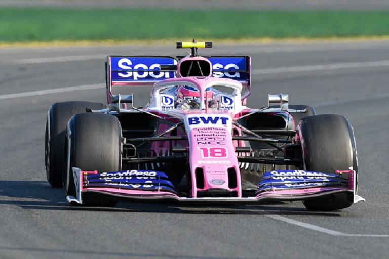 Lance Stroll (18) of Canada drives the Racing Point RP19 during the Australian Formula 1 Grand Prix at Albert Park on March 17, 2019 in Melbourne, Australia. PHOTO/GettyImages