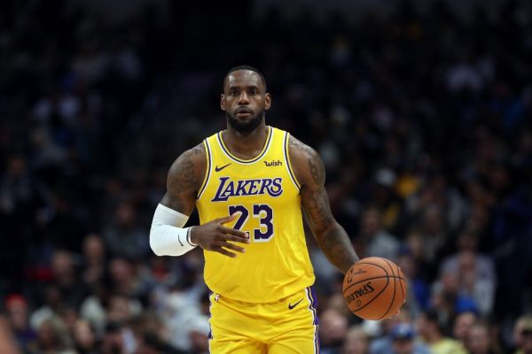 LeBron James #23 of the Los Angeles Lakers at American Airlines Center on November 01, 2019 in Dallas, Texas.  PHOTO | AFP