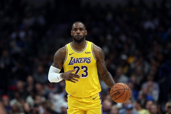 LeBron James #23 of the Los Angeles Lakers at American Airlines Center on November 01, 2019 in Dallas, Texas. PHOTO | AFP