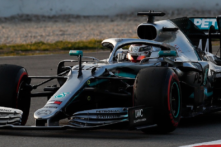 Lewis Hamilton of Mercedes AMG Petronas Formula One Team during day four of F1 Winter Testing at Circuit de Catalunya on March 1, 2019 in Montmelo, Spain. PHOTO/GettyImages