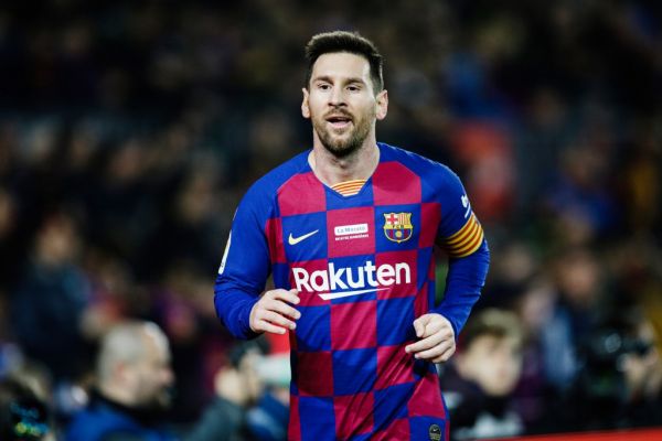 Lionel Messi of FC Barcelona during the Spanish championship La Liga football match between FC Barcelona and RCD Mallorca on December 7, 2019 at Camp Nou Stadium in Barcelona, Spain. PHOTO | AFP