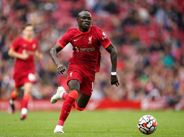 Liverpool's Sadio Mane during the Pre-Season Friendly match at Anfield, Liverpool. Picture date: Sunday August 8, 2021.