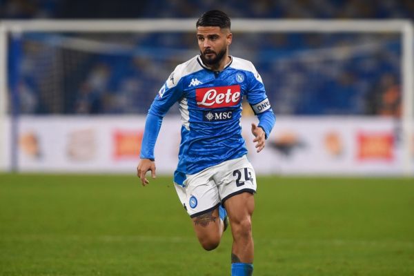 Lorenzo Insigne of SSC Napoli during the Serie A match between SSC Napoli and ACF Fiorentina at Stadio San Paolo Naples Italy on 18 January 2020. PHOTO | AFP