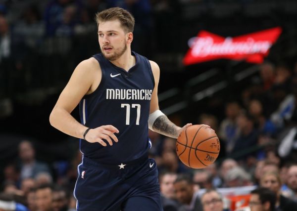 Luka Doncic #77 of the Dallas Mavericks at American Airlines Center on November 08, 2019 in Dallas, Texas. PHOTO | AFP