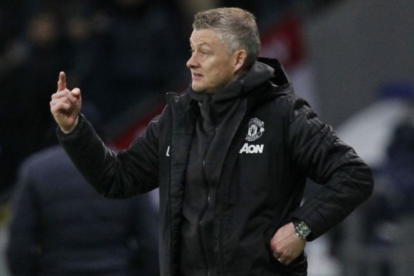 Manchester United's Norwegian manager Ole Gunnar Solskjaer gestures from the sideline during the UEFA Europa League group L football match between Astana and Manchester United in Nur-Sultan on November 28, 2019. PHOTO | AFP