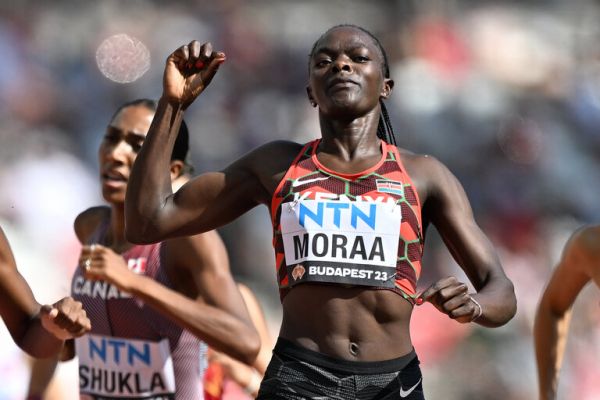 Mary Moraa. PHOTO | AFP