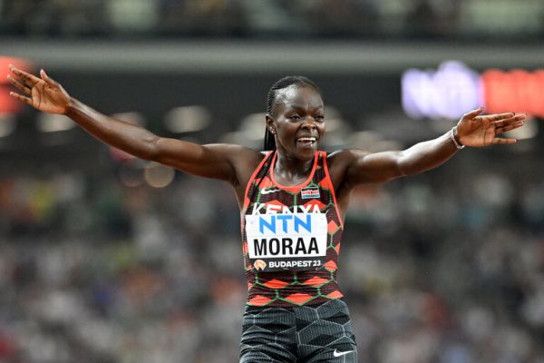 Mary Moraa. PHOTO| AFP
