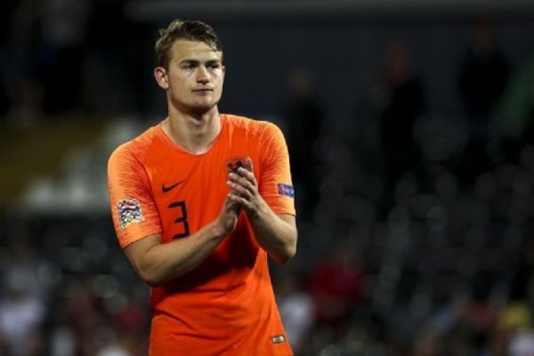 Matthijs de Ligt of Netherlands and Ajax after the UEFA Nations League Semi-Final football match Netherlands vs England at D.Afonso Henriques stadium in Guimares on June 6, 2019. PHOTO/ AFP