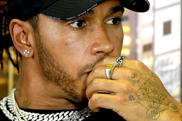 Mercedes' British driver Lewis Hamilton attends a press conference at the Albert Park circuit ahead of the Formula One Australian Grand Prix in Melbourne on March 12, 2020. PHOTO | AFP