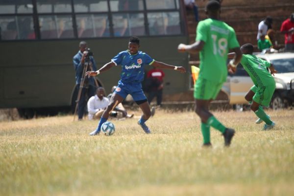 Murang'a Seal in action against APS Bomet on Sunday, July 24, 2022. PHOTO | SPN