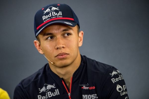 n this file photo taken on July 25, 2019 Toro Rosso's Thai driver Alexander Albon looks on during the drivers' press conference ahead of the German Formula One Grand Prix at the Hockenheim racing circuit in Hockenheim, southern Germany. French Formula 1 driver Pierre Gasly will be replaced at Red Bull by the Thai Alexander Albon starting from the Belgian Grand Prix, announced on August 12, 2019 his team. PHOTO | AFP