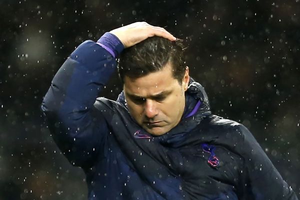 n this file photo taken on November 09, 2019, Tottenham Hotspur's Argentinian head coach Mauricio Pochettino reacts during the English Premier League football match between Tottenham Hotspur and Sheffield United at Tottenham Hotspur Stadium in London. Tottenham Hotspur sacked manager Mauricio Pochettino on November 19, 2019 just five months after reaching the Champions League final following a poor start to the Premier League season. PHOTO | AFP