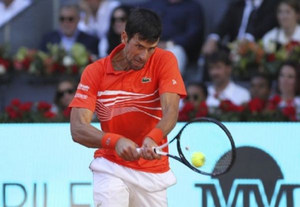 Novak Djokovic (SRB) during the Mutua Madrid Open 2019 (ATP Masters 1000 and WTA Premier) tenis tournament at Caja Magica in Madrid, Spain, on May 11, 2019. PHOTO/AFP