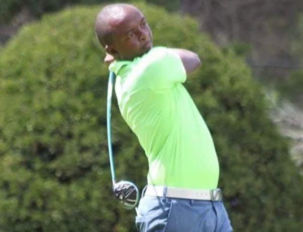 Reigning Kenya Amateur Golf champion Samuel Njoroge in action. PHOTO/Courtesy