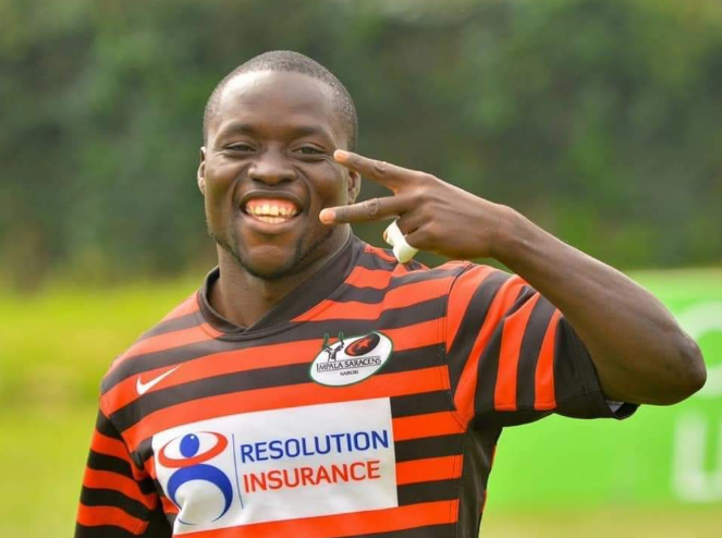 Resolution Impala Saracens RFC's Richard Sindindi Otieno. The former full-back passed away early on Monday morning, February 25, 2019  in Nairobi. PHOTO/RagaHouse