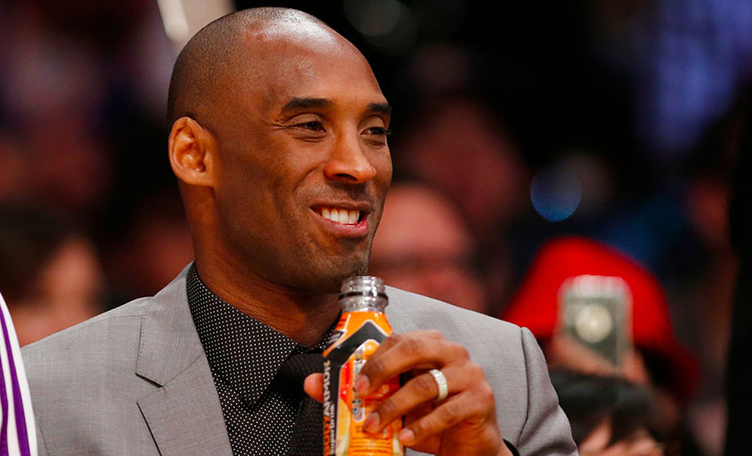 Retired NBA legend, Kobe Bryant takes a sip of BodyArmor, the sports drink that Coca-Cola has acquired a stake and is supported by the super star. PHOTO/File