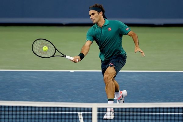 Roger Federer of Switzerland returns a shot to Juan Ignacio Londero of Argentina during the Western & Southern Open at Lindner Family Tennis Center on August 13, 2019 in Mason, Ohio. PHOTO | AFP