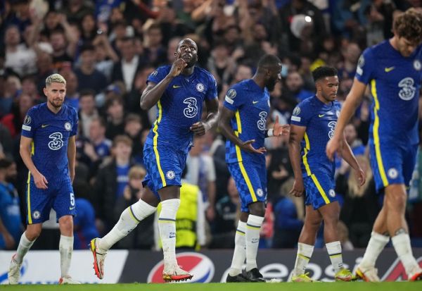 Romelu Lukaku of Chelsea celebrates scoring the winning goal during the UEFA Champions League group match between Chelsea and Zenit St. Petersburg at Stamford Bridge, London, England on 14 September 2021. PHOTO | Alamy