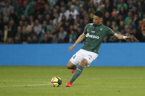 Saliba William of Saint Etienne during the French championship L1 football match between AS Saint Etienne and Montpellier HSC on May 10, 2019 at Geoffroy-Guichard stadium in Saint Etienne, France. PHOTO/AFP