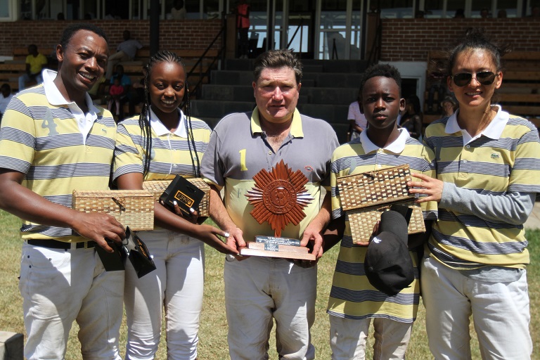 Team Samurai when they successfully defended their title at the 2018 Soldiers Salute Polo Cup in Nairobi. PHOTO/File