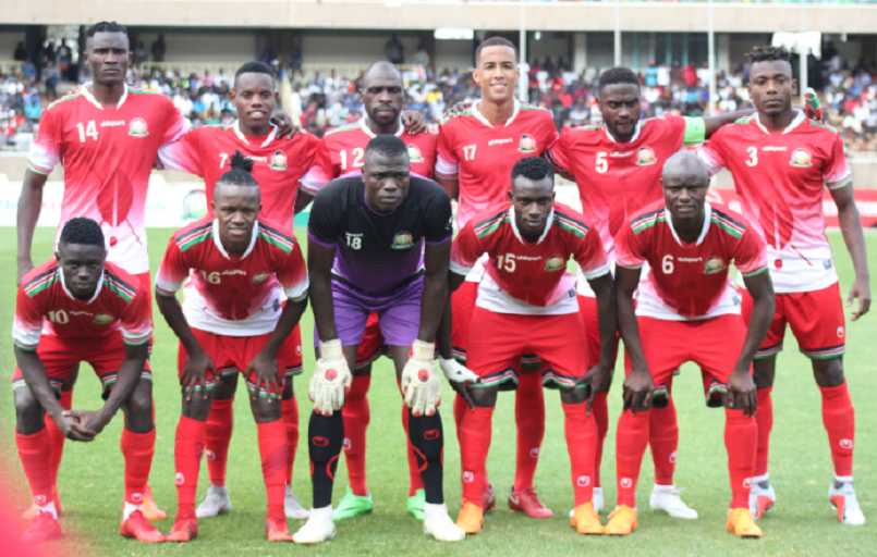 The men's national football team, Harambee Stars. PHOTO/FKF