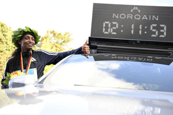 Tigst Assefa. PHOTO| AFP