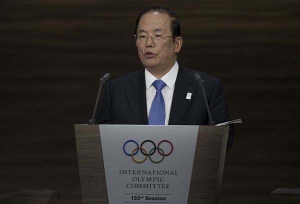 Toshiro Muto, the CEO of the 2020 Tokyo Olympics organising committee, delivers a speech during the 133rd IOC session in Buenos Aires, on October 08, 2018. PHOTO | AFP