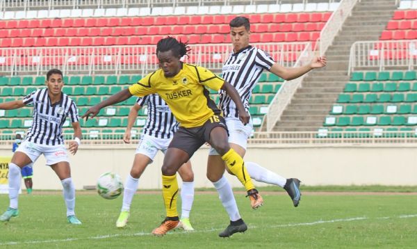 Tusker FC in action against Tunisian outfit SC Sfaxien in Nairobi on Sunday, November 28, 2021. PHOTO | Tusker
