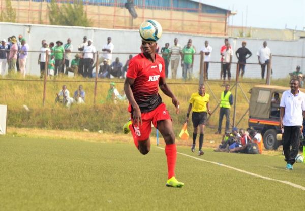 Ulinzi Stars FC forward, Enosh Ochieng' who was denied a chance to vie for the SPL Golden Boot in the final round of fixtures on May 29, 2019 when their match against Mt. Kenya United FC was called off. PHOTO/Courtesy/Ulinzi Stars FC
