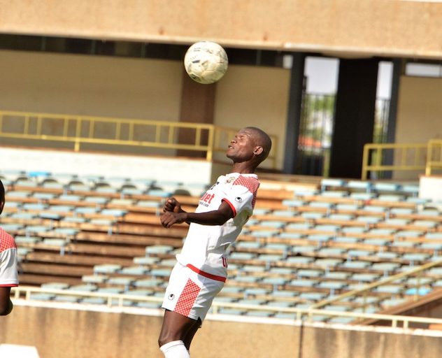 Ulinzi Stars FC player, Boniface Okinyi in action. PHOTO/Courtesy/Ulinzi Stars FC