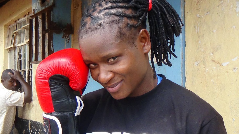 Universal Boxing Organization (UBO) Inter Continental Female Lightweight champion, Sarah Achieng, who is slated take on Hedda Wolmarans in a six-round Super lightweight non-title bout in Carnival City Casino, South Africa on December 7, 2018.PHOTO/COURTESY