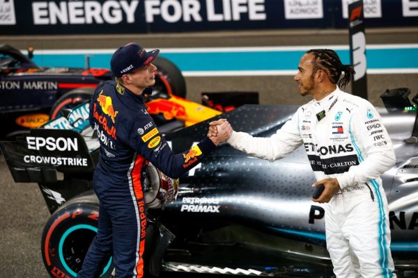 VERSTAPPEN Max (ned), Aston Martin Red Bull Racing Honda RB15, portrait HAMILTON Lewis (gbr), Mercedes AMG F1 GP W10 Hybrid EQ Power+, portrait during the 2019 Formula One World Championship, Abu Dhabi Grand Prix from November 28 to december 1 in Yas Marina. PHOTO | AFP