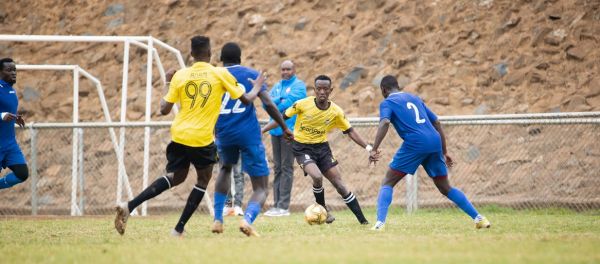 Wilson Kamau of Murang'a Seal in action against Nairobi City Stars in a friendly match at the Vapor Grounds in Ngong on Friday, September 9, 2022. PHOTO | Mike Odinga | SPN