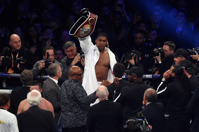 World Boxing Heavyweight champion, Anthony Joshua. PHOTO/File