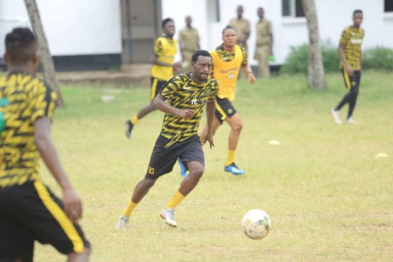 Yanga SC captain Ibrahim Ajibu during a training session at the Police Grounds in Dar es Saalam, Tnazania on Monday, January 21, 2019 ahead of the SportPesa Cup. PHOTO/SPN