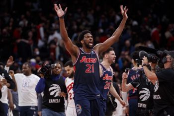 NBA Playoffs: Late Embiid Show Gives 76ers Healthy Lead Against Raptors, Celtics Sink Nets