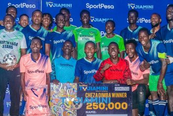 Kirinyaga Stars crowned inaugural winners of 2024 Tujiamini Cheza Dimba Award powered by SportPesa