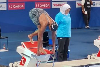 Kenyan swimmer sets swimming record in World Championships